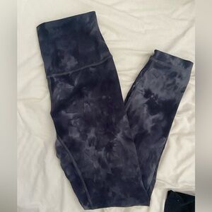 Lululemon align leggings 25 inch navy diamond dye